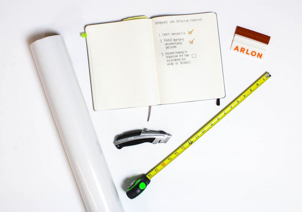 Plan out your instillation to insure a flawless wrap