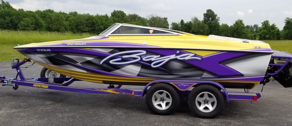 Boat Wrapped in SLX Cast Wrap 