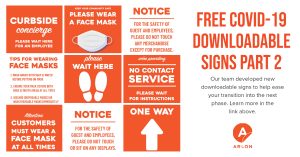 Covid-19: Free Downloadable Signs Part 2 - Arlon HUB - Arlon HUB
