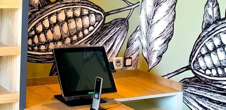 Au Petit Prince uses Arlon DPF 4200 Matte for a long-lasting interior wall wrap.